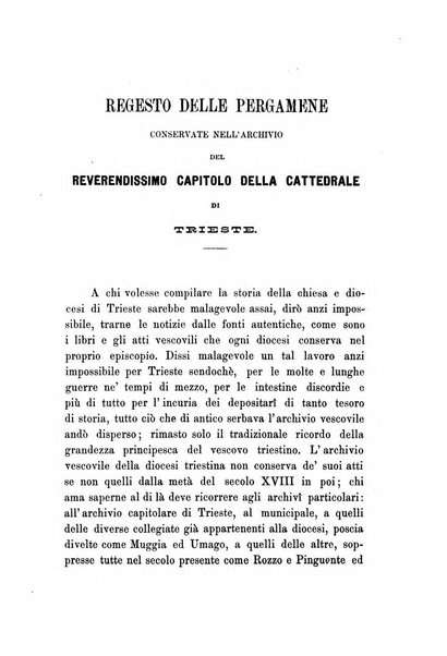 L'Archeografo triestino raccolta di opuscoli e notizie per Trieste e per l'Istria