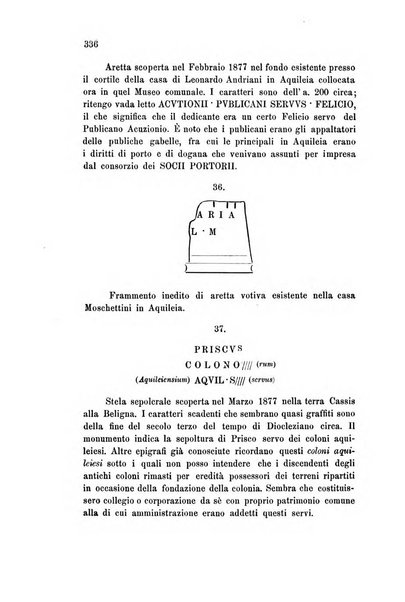 L'Archeografo triestino raccolta di opuscoli e notizie per Trieste e per l'Istria