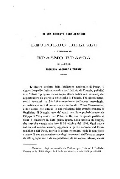 L'Archeografo triestino raccolta di opuscoli e notizie per Trieste e per l'Istria