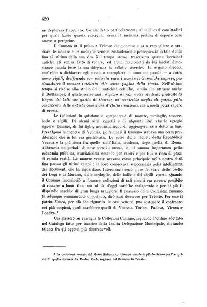 L'Archeografo triestino raccolta di opuscoli e notizie per Trieste e per l'Istria