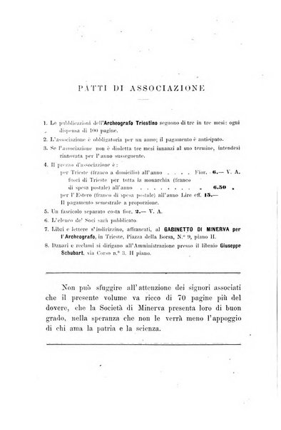 L'Archeografo triestino raccolta di opuscoli e notizie per Trieste e per l'Istria