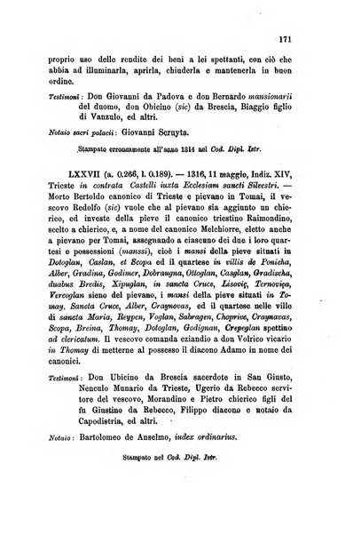 L'Archeografo triestino raccolta di opuscoli e notizie per Trieste e per l'Istria