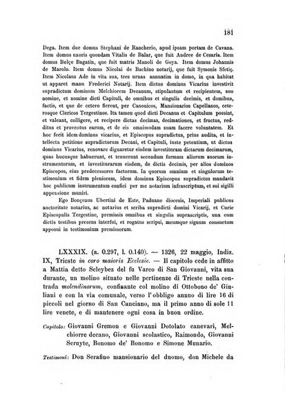 L'Archeografo triestino raccolta di opuscoli e notizie per Trieste e per l'Istria