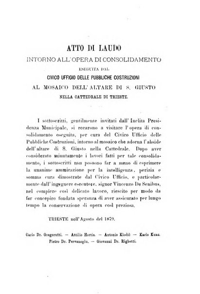 L'Archeografo triestino raccolta di opuscoli e notizie per Trieste e per l'Istria