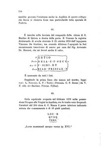 L'Archeografo triestino raccolta di opuscoli e notizie per Trieste e per l'Istria