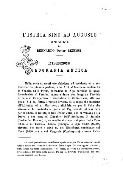 L'Archeografo triestino raccolta di opuscoli e notizie per Trieste e per l'Istria