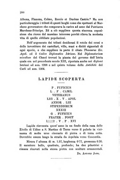 L'Archeografo triestino raccolta di opuscoli e notizie per Trieste e per l'Istria