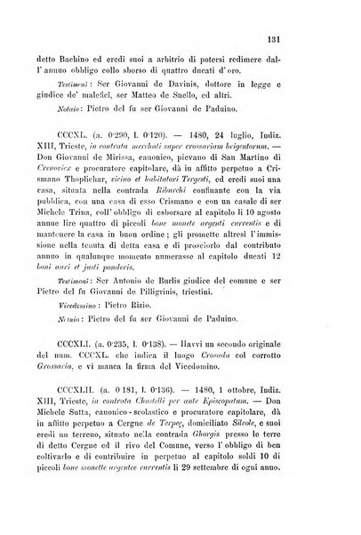 L'Archeografo triestino raccolta di opuscoli e notizie per Trieste e per l'Istria