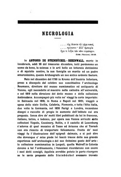 L'Archeografo triestino raccolta di opuscoli e notizie per Trieste e per l'Istria