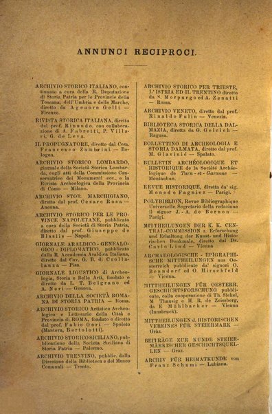 L'Archeografo triestino raccolta di opuscoli e notizie per Trieste e per l'Istria