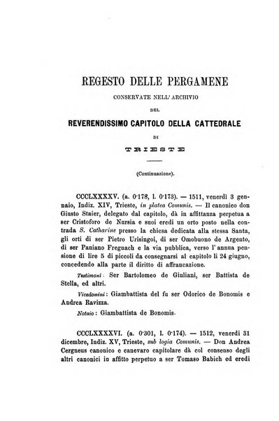 L'Archeografo triestino raccolta di opuscoli e notizie per Trieste e per l'Istria