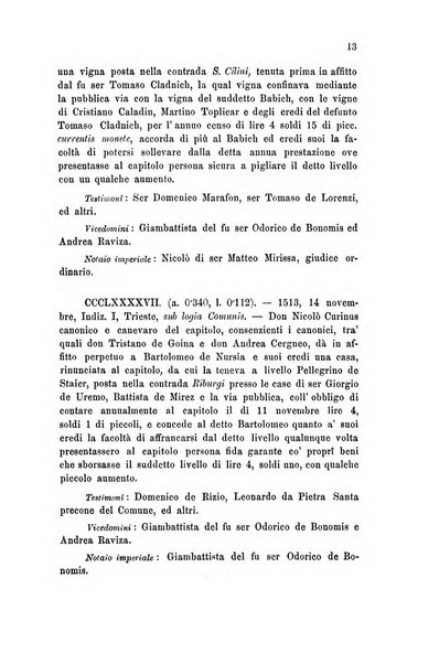 L'Archeografo triestino raccolta di opuscoli e notizie per Trieste e per l'Istria