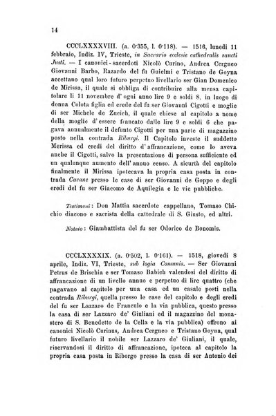 L'Archeografo triestino raccolta di opuscoli e notizie per Trieste e per l'Istria