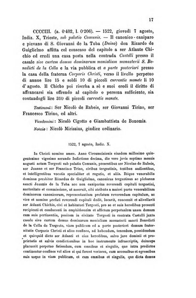 L'Archeografo triestino raccolta di opuscoli e notizie per Trieste e per l'Istria