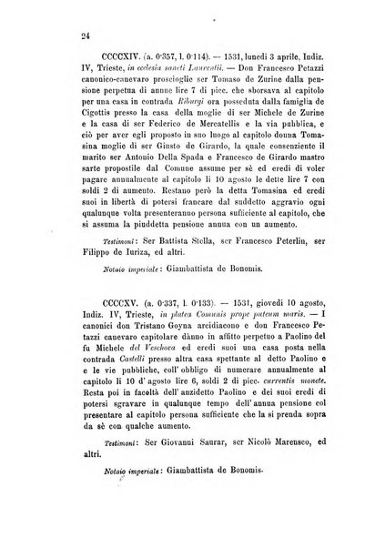 L'Archeografo triestino raccolta di opuscoli e notizie per Trieste e per l'Istria