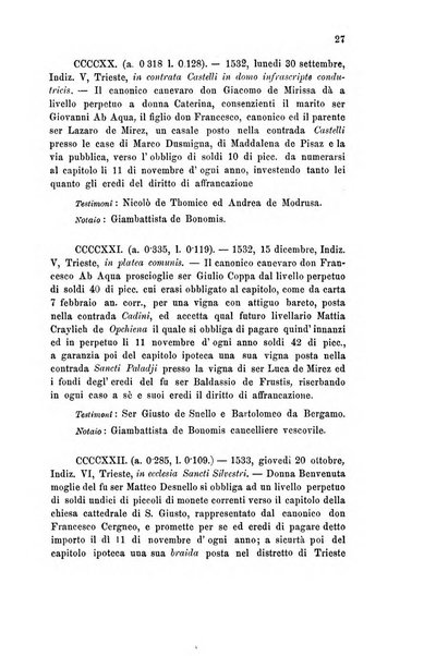 L'Archeografo triestino raccolta di opuscoli e notizie per Trieste e per l'Istria