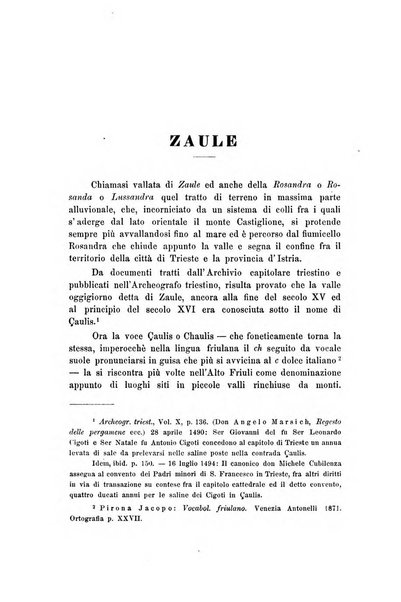 L'Archeografo triestino raccolta di opuscoli e notizie per Trieste e per l'Istria