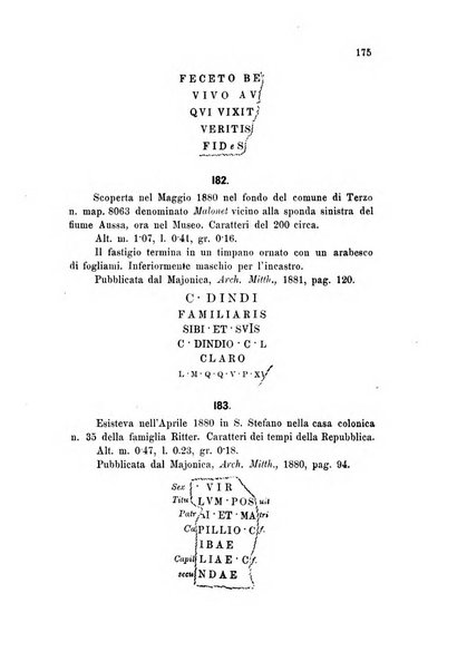 L'Archeografo triestino raccolta di opuscoli e notizie per Trieste e per l'Istria