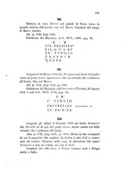 L'Archeografo triestino raccolta di opuscoli e notizie per Trieste e per l'Istria