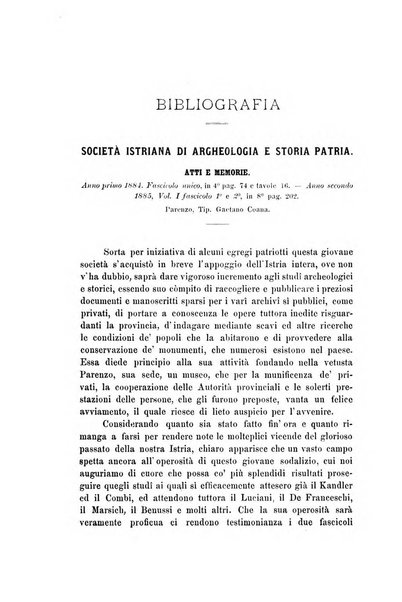 L'Archeografo triestino raccolta di opuscoli e notizie per Trieste e per l'Istria