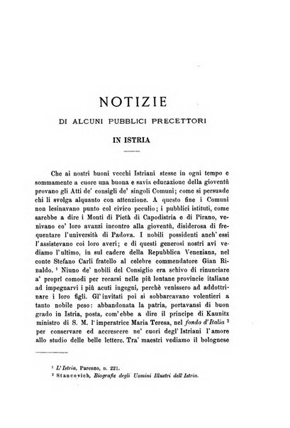 L'Archeografo triestino raccolta di opuscoli e notizie per Trieste e per l'Istria