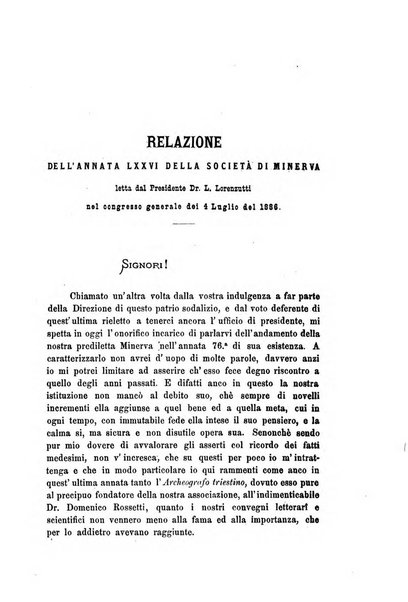 L'Archeografo triestino raccolta di opuscoli e notizie per Trieste e per l'Istria