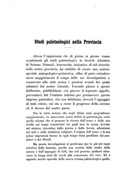 L'Archeografo triestino raccolta di opuscoli e notizie per Trieste e per l'Istria