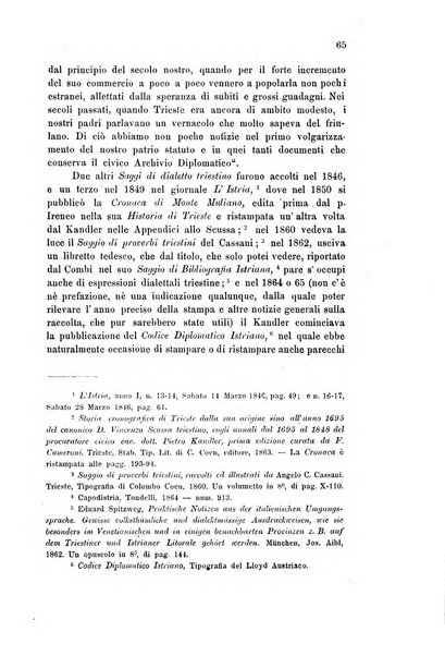 L'Archeografo triestino raccolta di opuscoli e notizie per Trieste e per l'Istria
