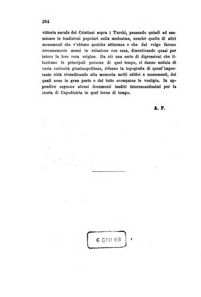 L'Archeografo triestino raccolta di opuscoli e notizie per Trieste e per l'Istria