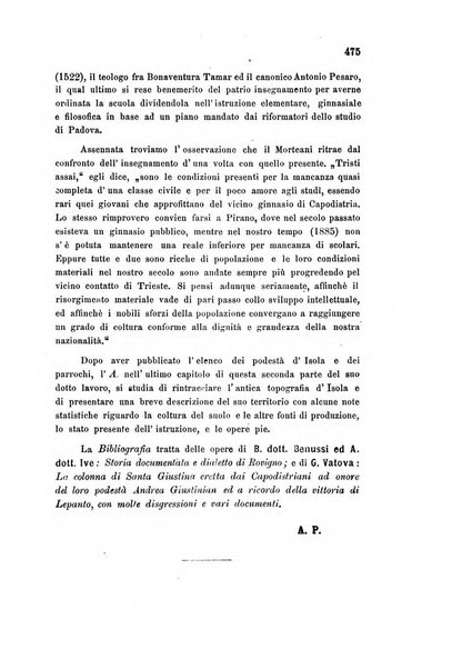 L'Archeografo triestino raccolta di opuscoli e notizie per Trieste e per l'Istria