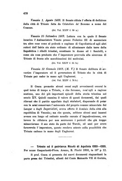 L'Archeografo triestino raccolta di opuscoli e notizie per Trieste e per l'Istria