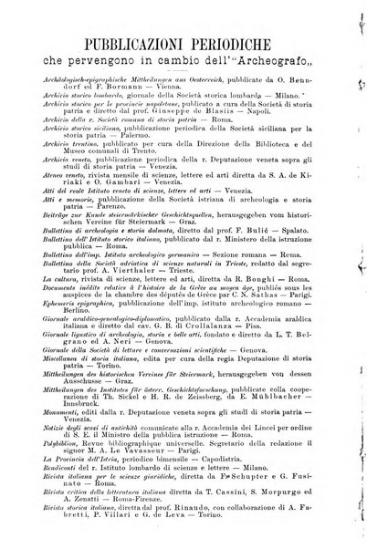 L'Archeografo triestino raccolta di opuscoli e notizie per Trieste e per l'Istria