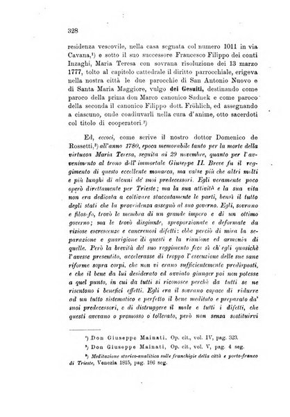 L'Archeografo triestino raccolta di opuscoli e notizie per Trieste e per l'Istria