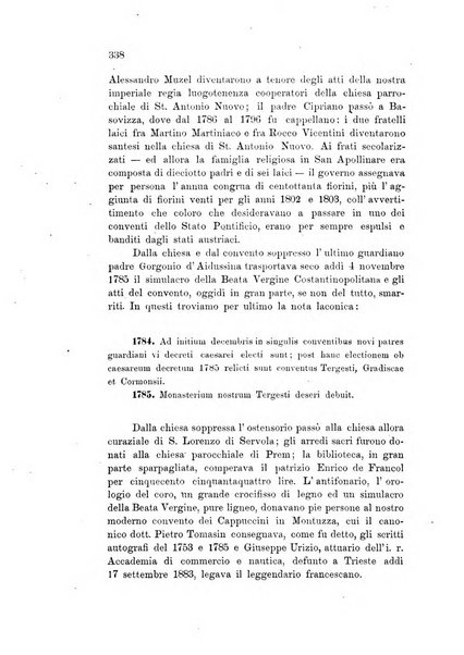 L'Archeografo triestino raccolta di opuscoli e notizie per Trieste e per l'Istria