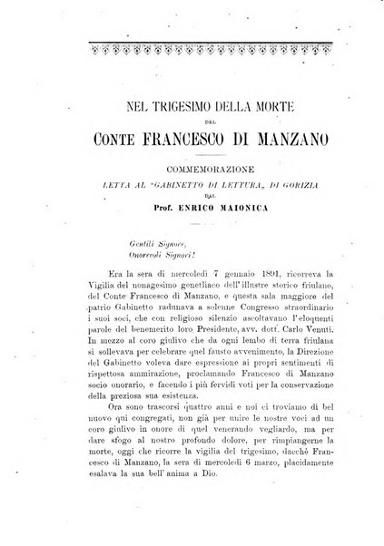 L'Archeografo triestino raccolta di opuscoli e notizie per Trieste e per l'Istria