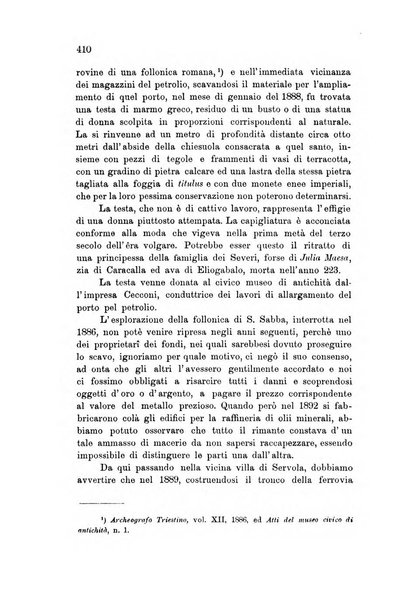 L'Archeografo triestino raccolta di opuscoli e notizie per Trieste e per l'Istria