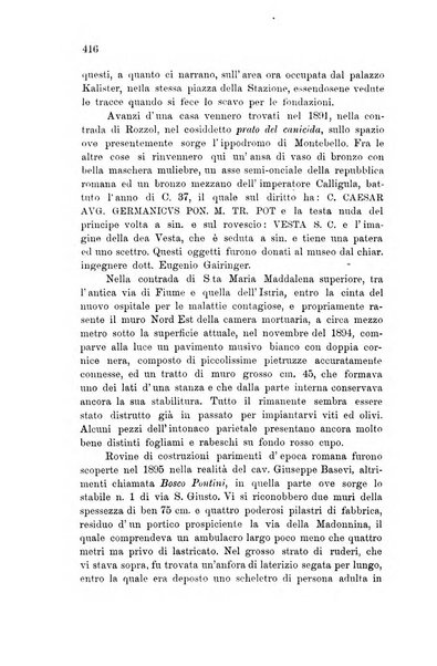 L'Archeografo triestino raccolta di opuscoli e notizie per Trieste e per l'Istria