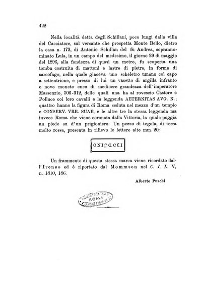 L'Archeografo triestino raccolta di opuscoli e notizie per Trieste e per l'Istria