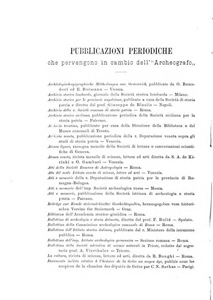 L'Archeografo triestino raccolta di opuscoli e notizie per Trieste e per l'Istria