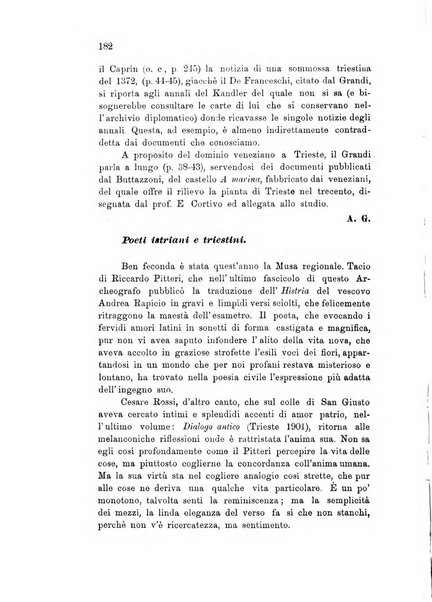 L'Archeografo triestino raccolta di opuscoli e notizie per Trieste e per l'Istria