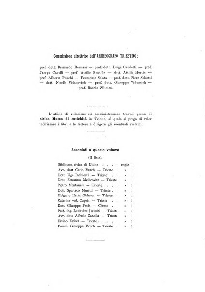 L'Archeografo triestino raccolta di opuscoli e notizie per Trieste e per l'Istria