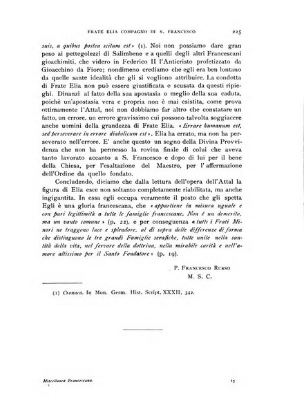 Miscellanea francescana rivista di scienze lettere ed arti