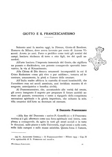 Miscellanea francescana rivista di scienze lettere ed arti