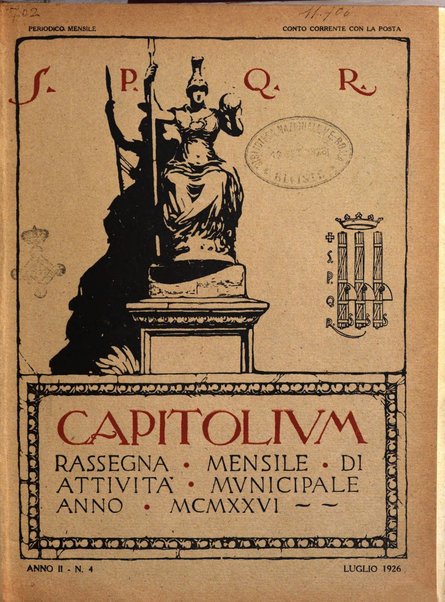 Capitolium rassegna di attività municipale