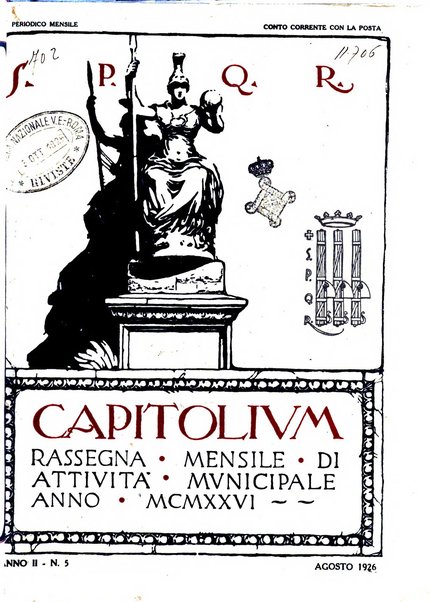 Capitolium rassegna di attività municipale