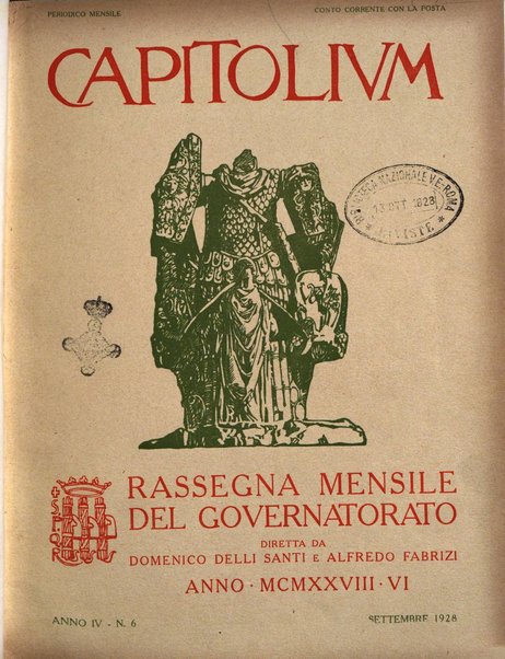 Capitolium rassegna di attività municipale