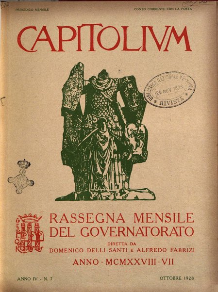 Capitolium rassegna di attività municipale