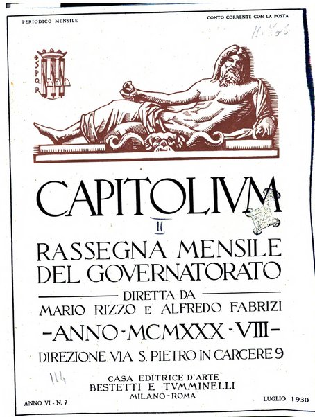 Capitolium rassegna di attività municipale