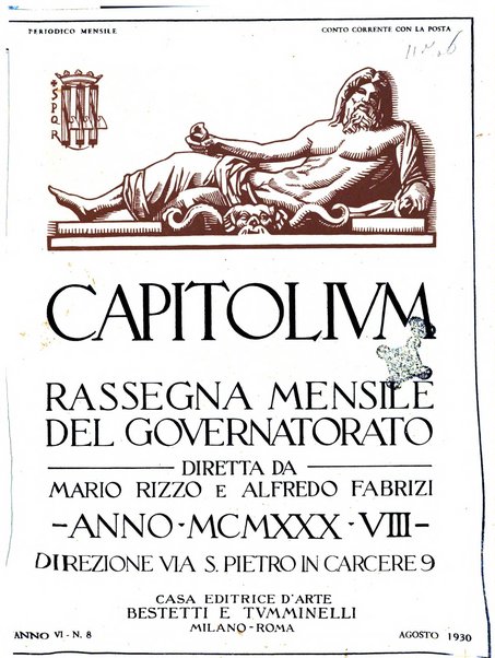 Capitolium rassegna di attività municipale