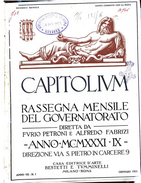 Capitolium rassegna di attività municipale